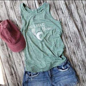 *CLEARANCE* Mer-Maid of Honor Wedding Party Tank Top